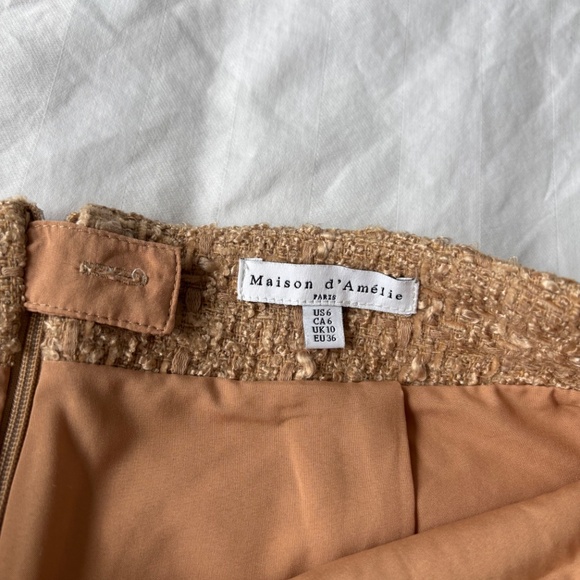 Maison d'Amélie Women’s Skirt Textured - Picture 3 of 3